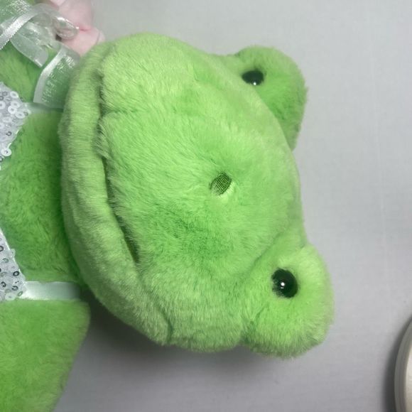 NWOT Build a Bear Spring Green Frog with Princess Outfit PRICE VERY FIRM - Picture 14 of 16
